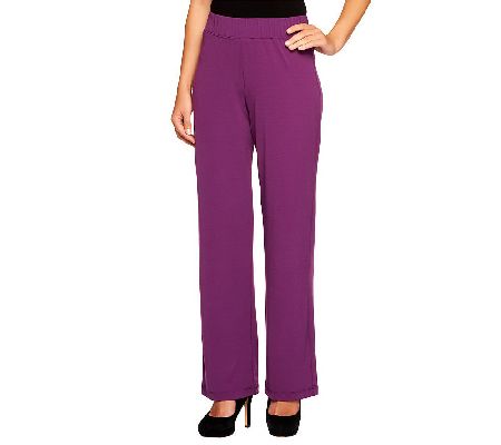 susan graver liquid knit pants with pockets