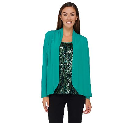 qvc sequin tops