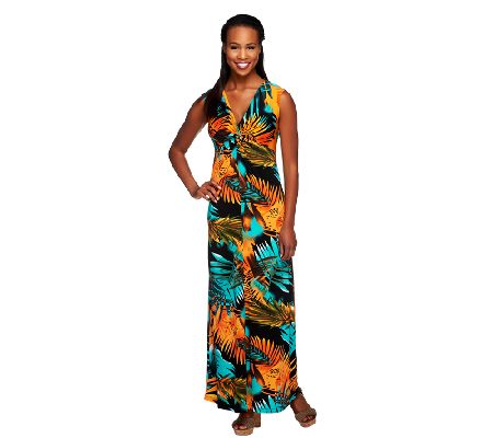 qvc renee maxi dress