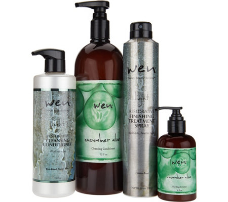 Ships 3/24 WEN by Chaz Dean Cleanse, Style & Finish 4-Pc Collection