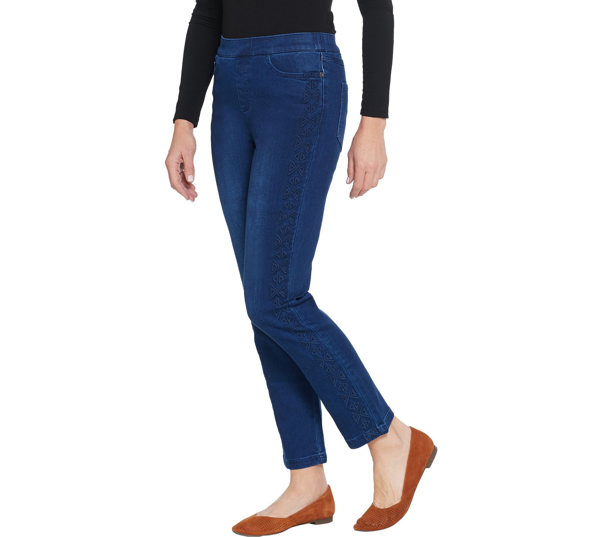 qvc denim and co petite jeans