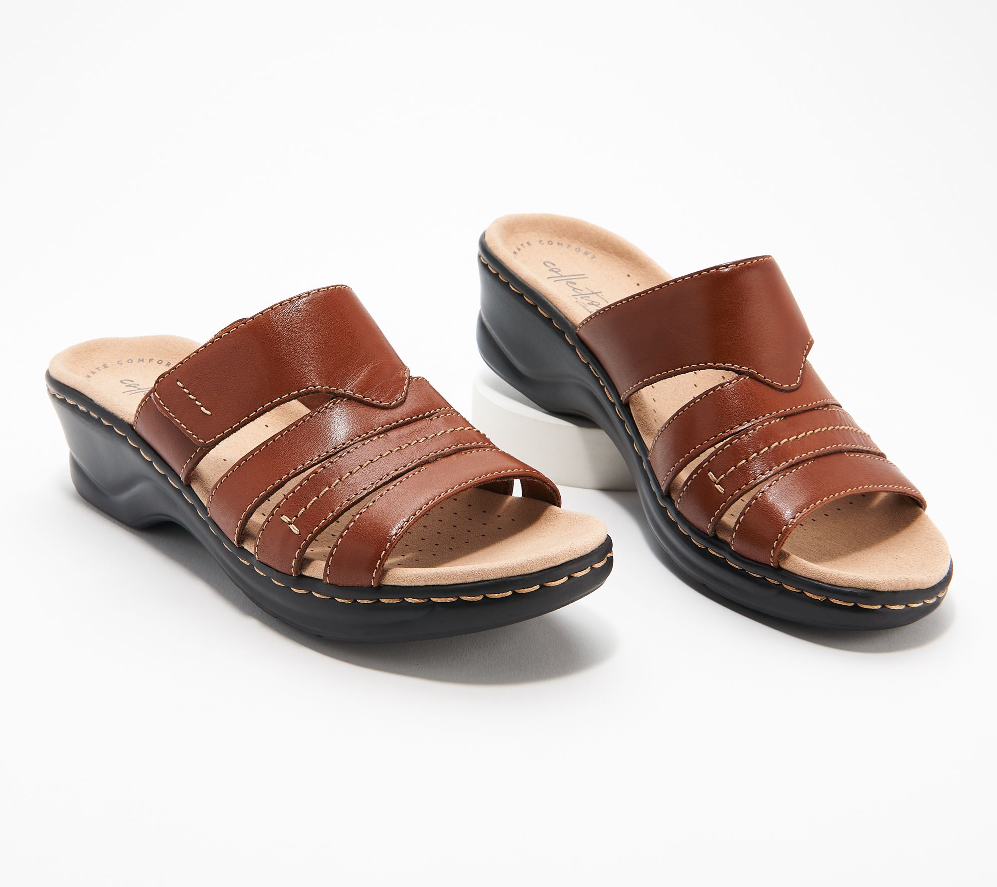 qvc clarks sandals