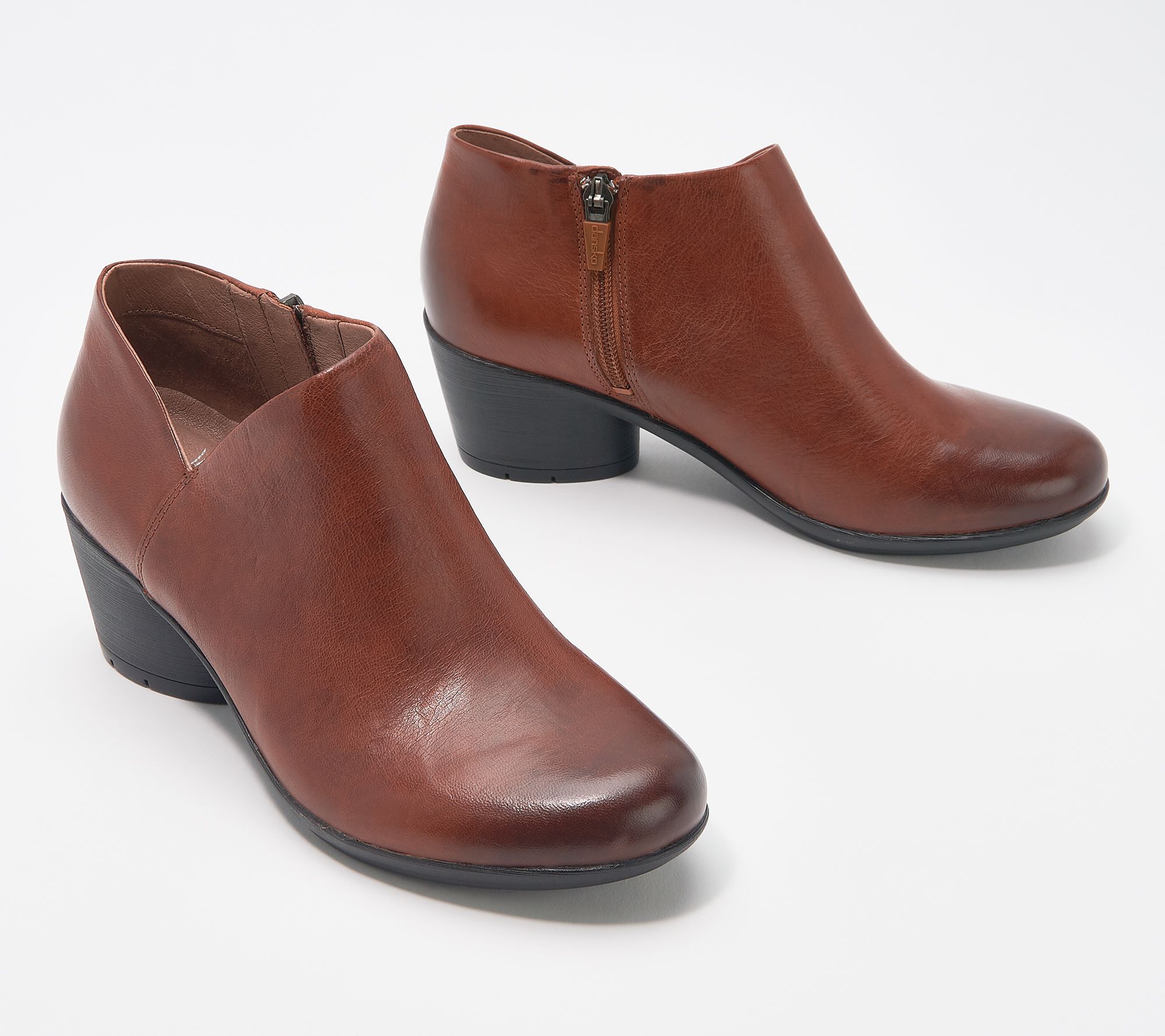 Dansko Burnished Leather Ankle Boots 