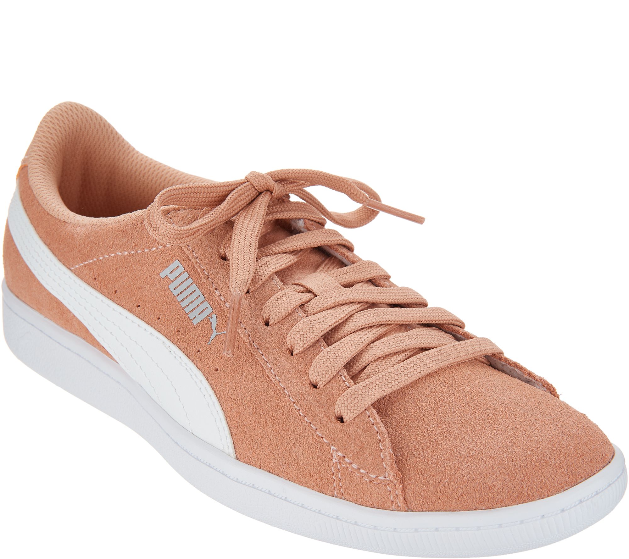 puma suede lace up sneakers vikky classic