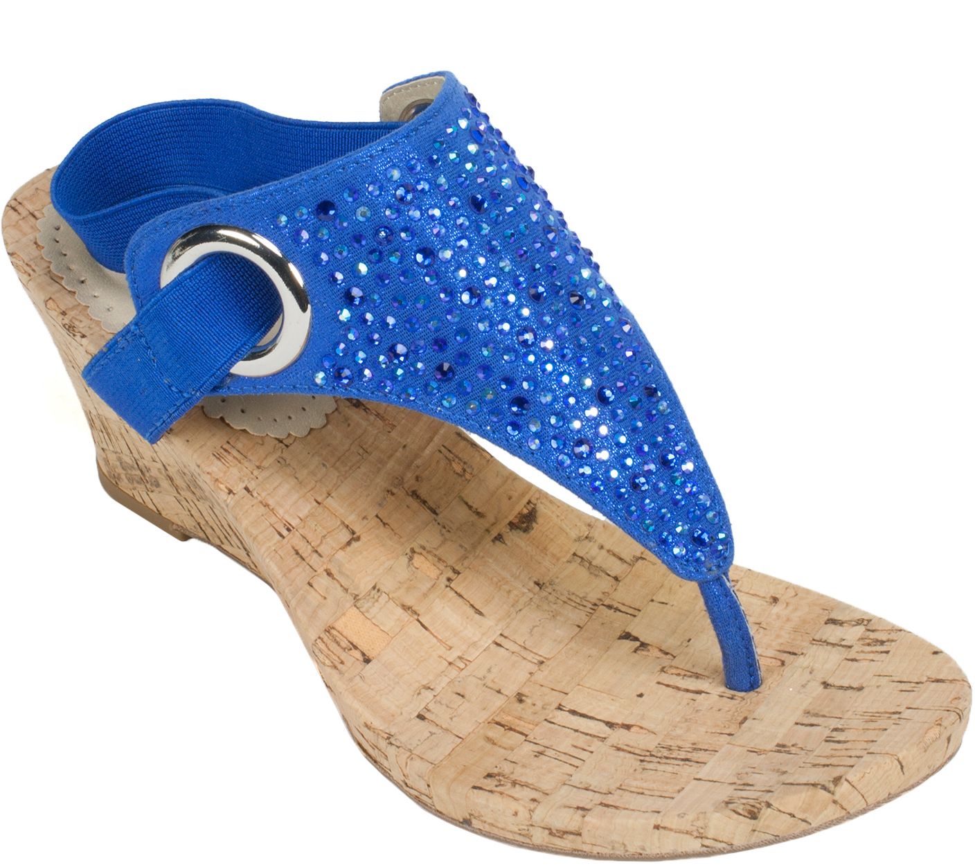 white mountain sparkle sandals