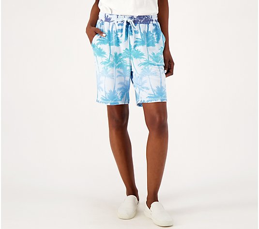 Denim & Co. By the Beach Soft Blend Knit Pull-On Shorts