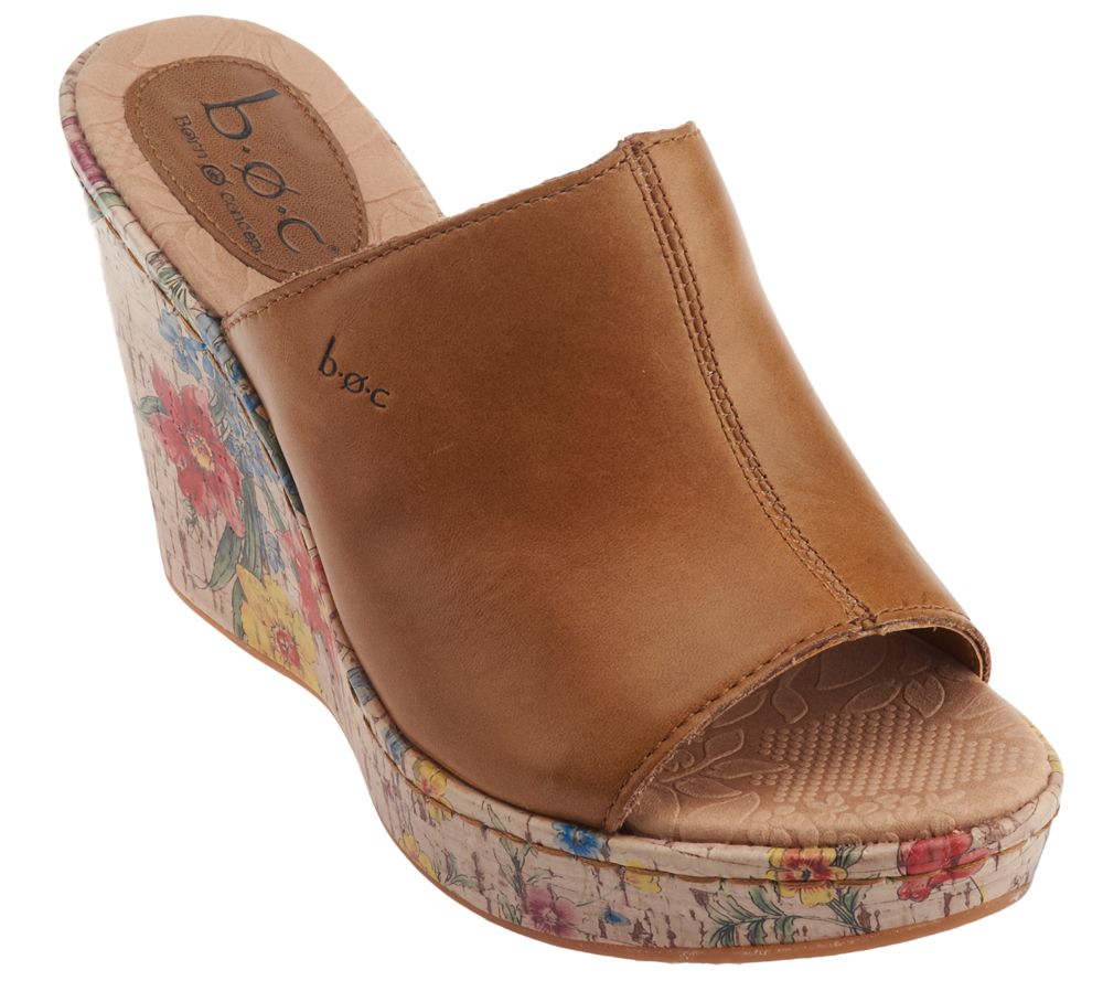 born floral wedge