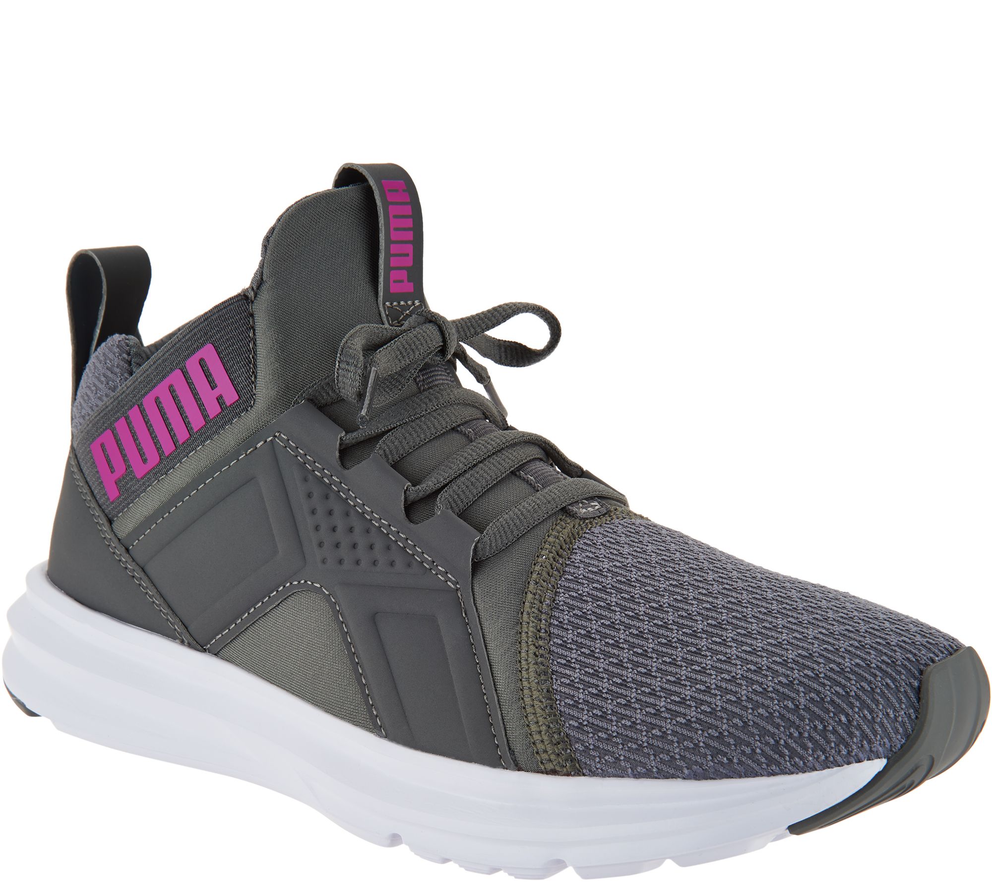 PUMA Mesh Mid Lace-up Sneakers - Enzo 
