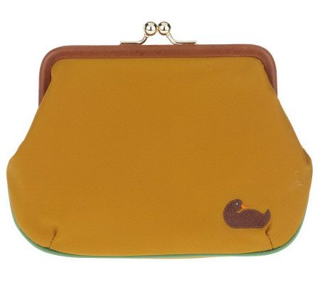 dooney large framed coin purse