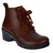 alegria leather ankle boots