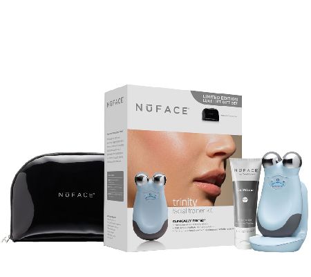 NuFACE Trinity Microcurrent Facial Toning Device Gift Set — QVC.com