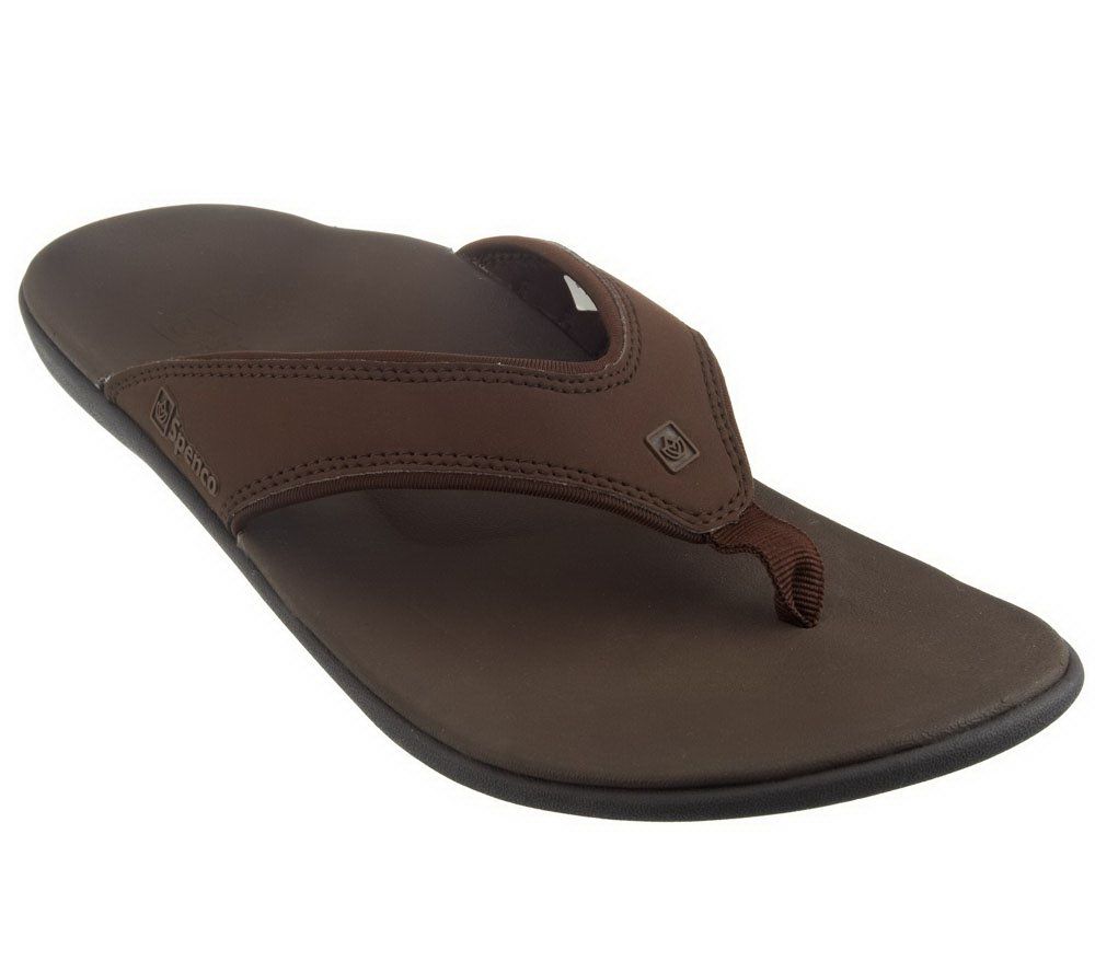 spenco yumi men's orthotic flip flops