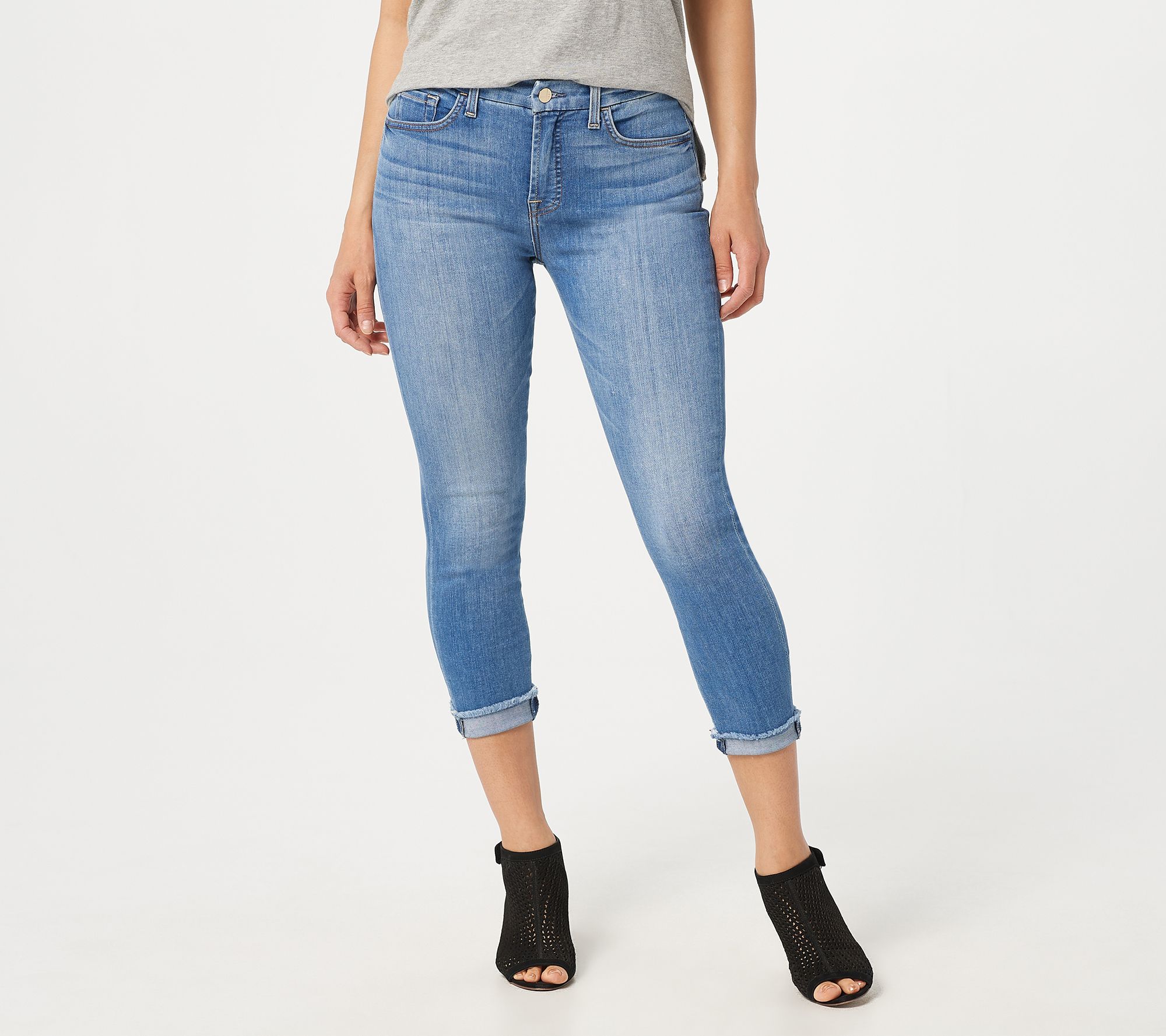 7 for all mankind cropped skinny jeans