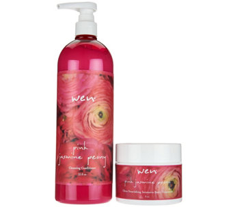 WEN by Chaz Dean Pink Jasmine Peony Hair and Body Duo - A295076