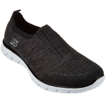 Skechers Flat Knit Slip-On Sneakers - Stunner - A287177