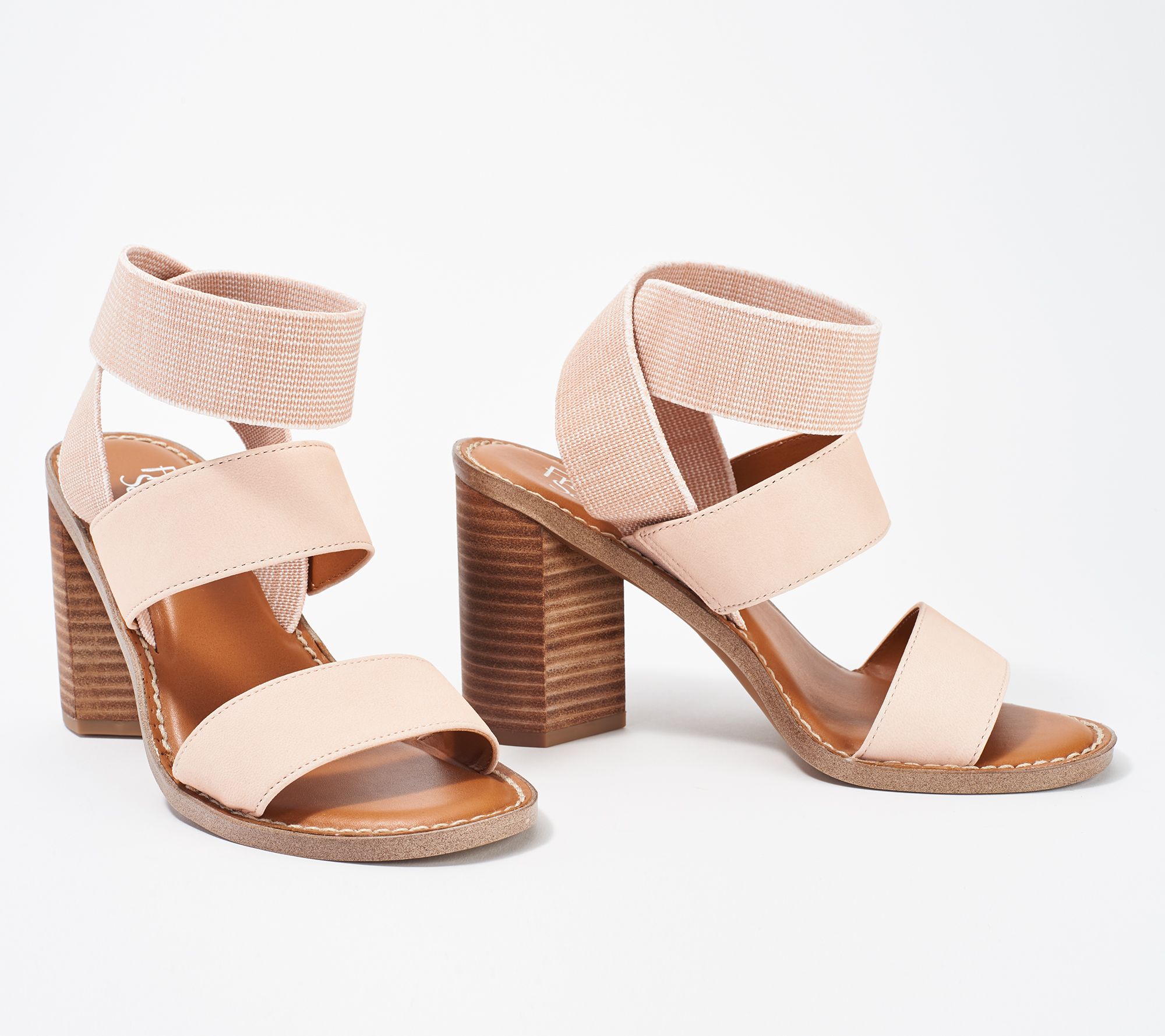 Franco Sarto Leather Heeled Sandals 