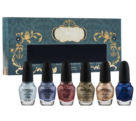 Disney Cinderella 6-piece Nail Polish Collection - Page 1 — QVC.com
