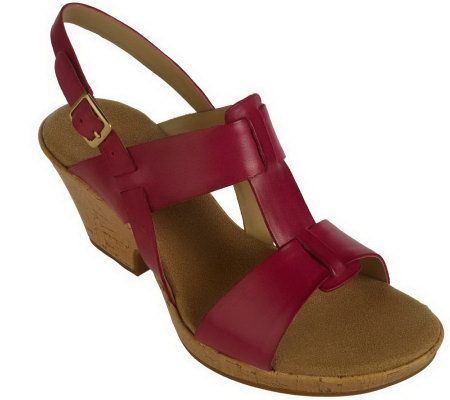 t strap cork wedge sandals