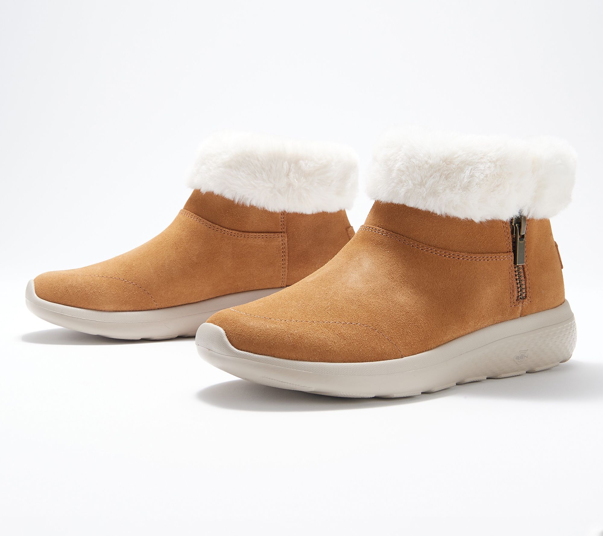 Skechers On-The-Go Faux Fur Ankle Boots 