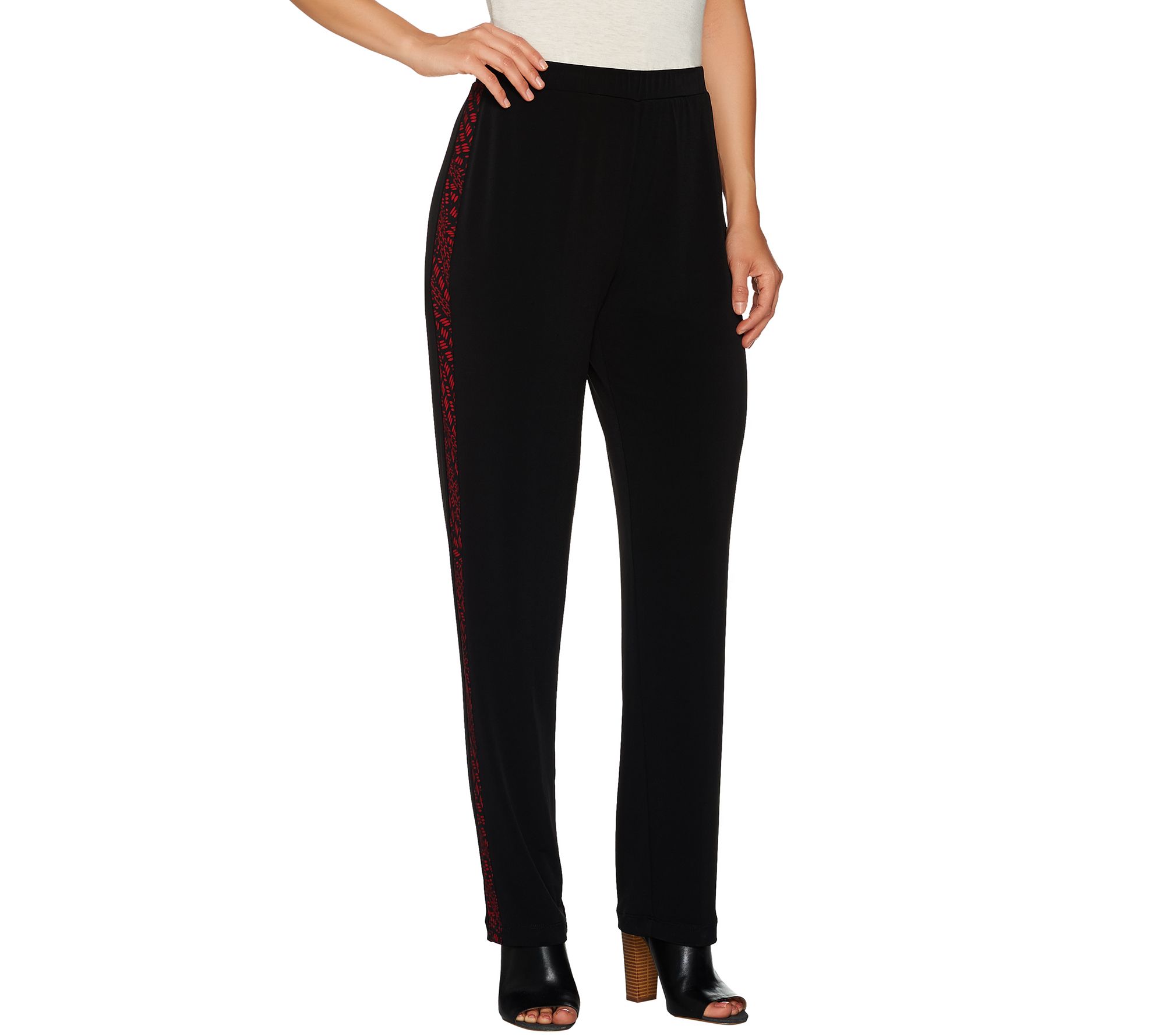 qvc susan graver liquid knit crop pants