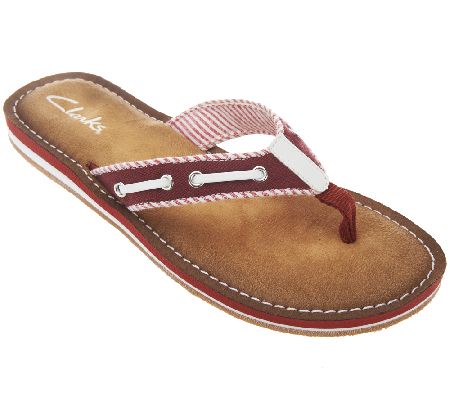 fabric thong sandals
