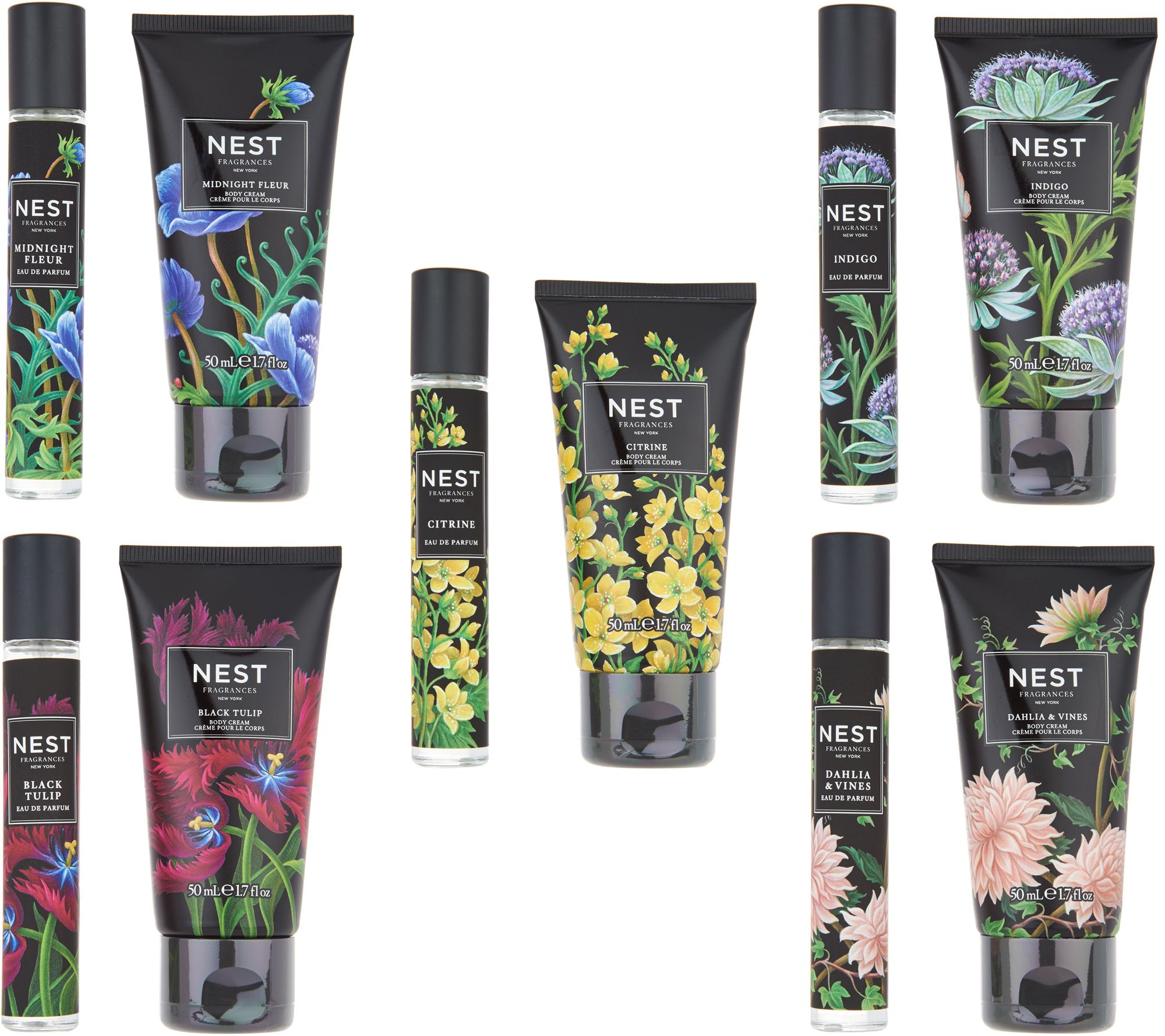 (QVC) NEST Fragrances Luxury Eau de Parfum & Body Cream Layering Kit