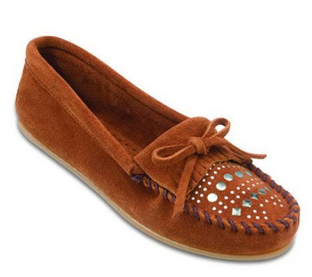 minnetonka studded moccasins