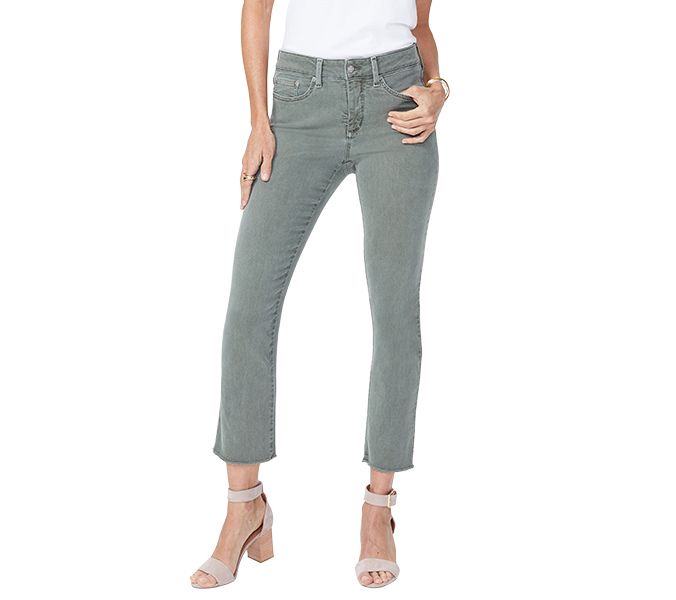 nydj frayed hem jeans