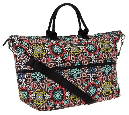 vera bradley lighten up expandable travel bag