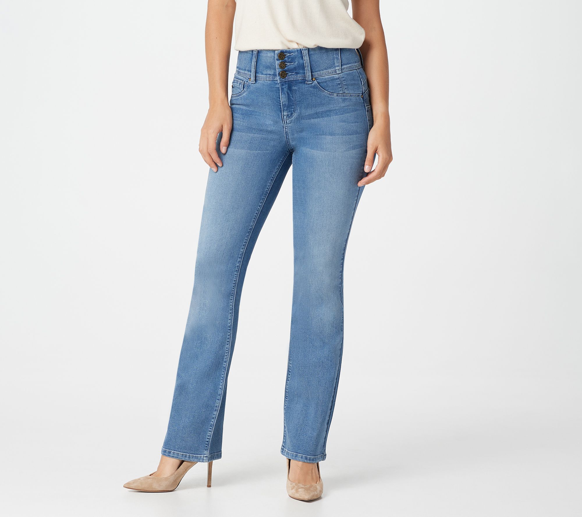 laurie felt jeans qvc