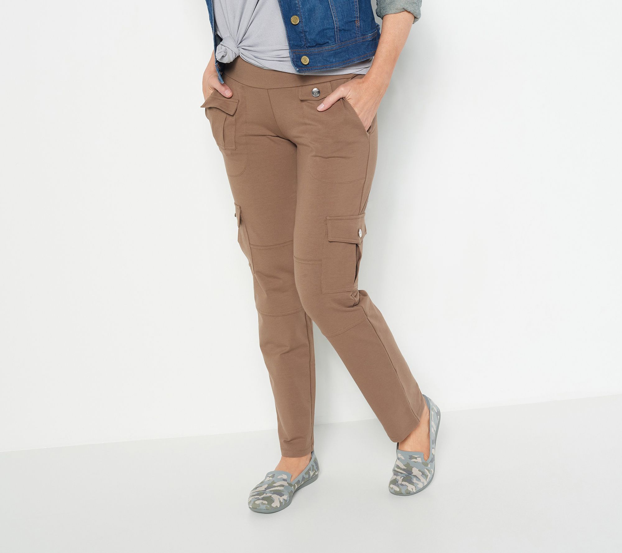 womens skinny leg cargo pants