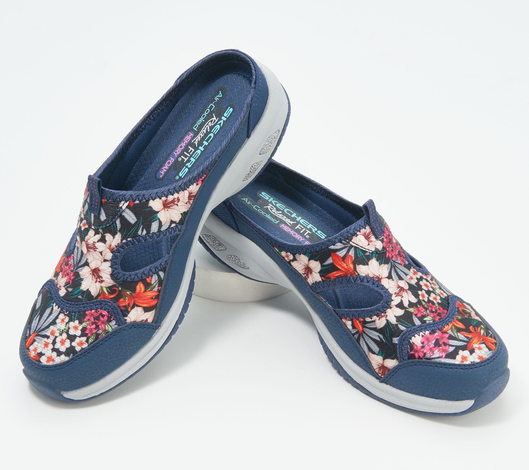 Skechers Floral Mules - Commute Time 