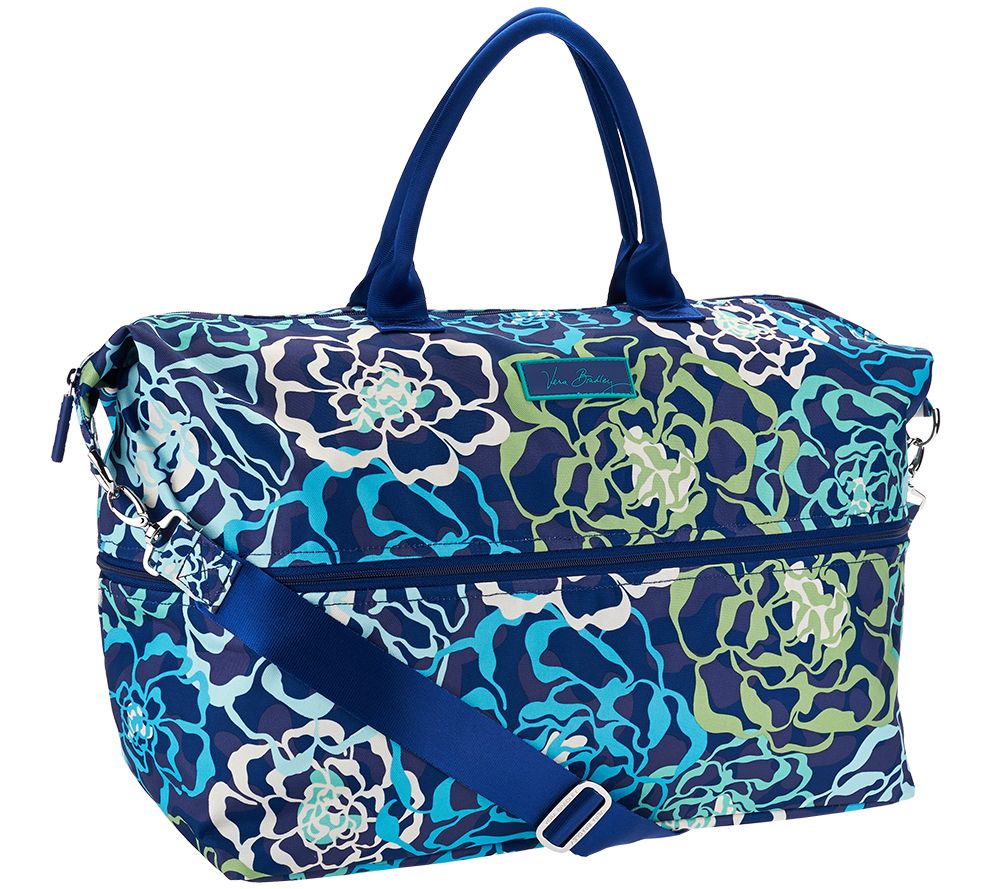 vera bradley lighten up expandable travel bag