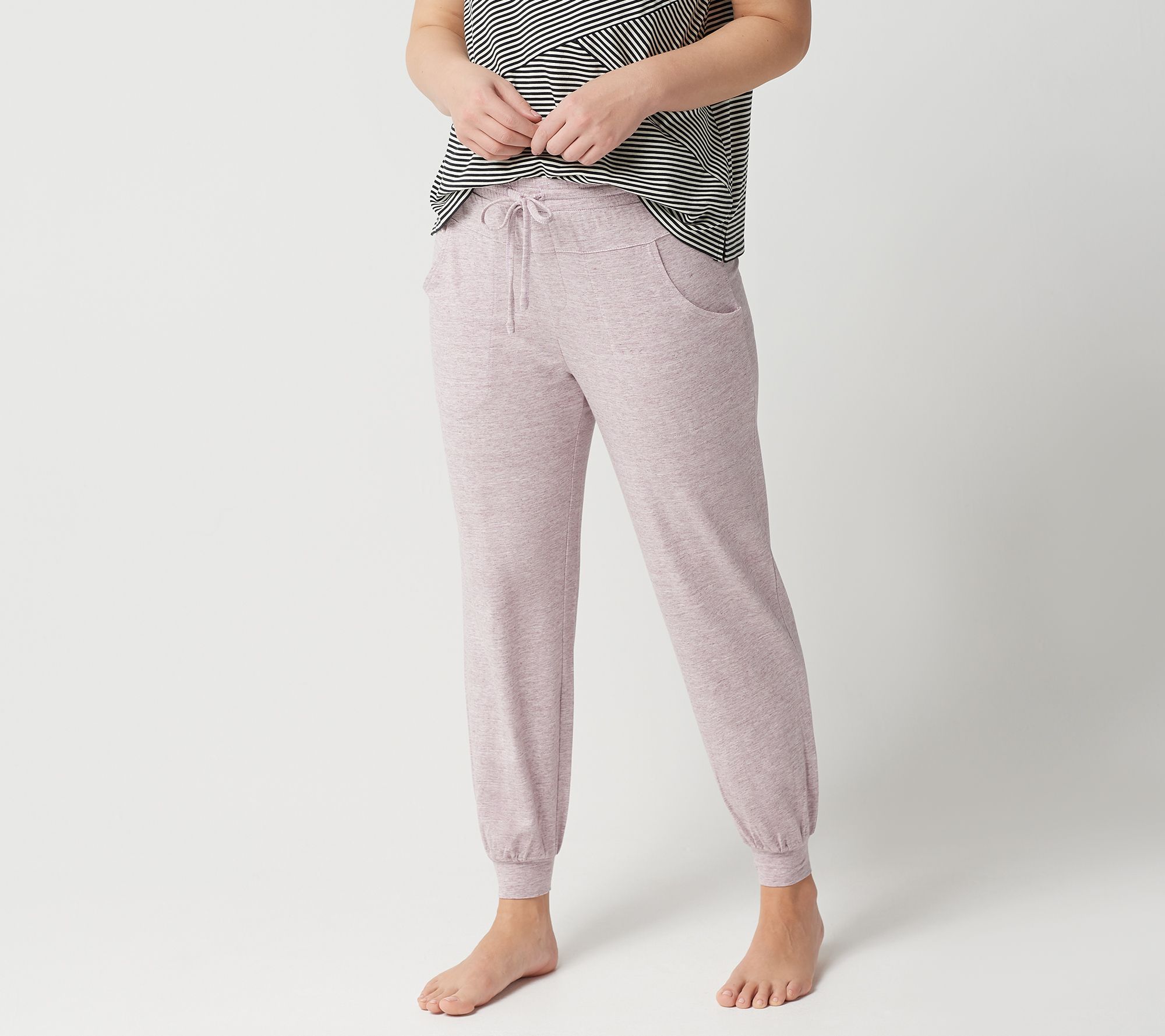 qvc anybody cozy knit jogger pants