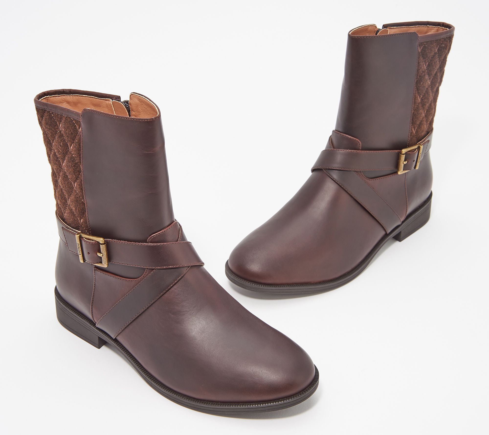 vionic leather boots