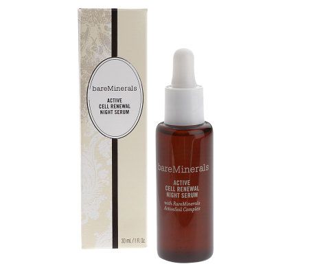serum renewal active cell night bareminerals qvc