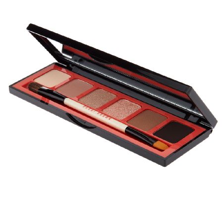 Bobbi Brown Nectar Nude Eye Palette With Dual Ended Brush QVC