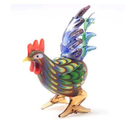 fitz and floyd global market rooster figurine