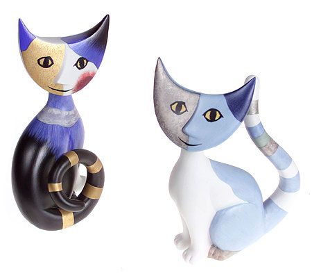 rosina wachtmeister cat figurines