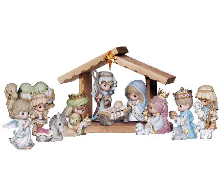 Precious Moments 35th Anniversary Nativity Set — QVC.com