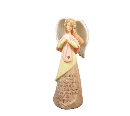 Enesco Foundations Healing Angel Figurine by Karen Hahn — QVC.com