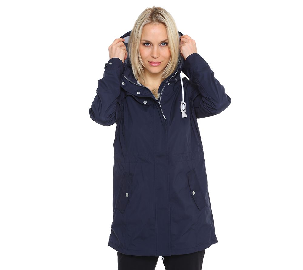 CENTIGRADE ACTIVE Softshelllongjacke wasserabweisend abtrennbare Kapuze