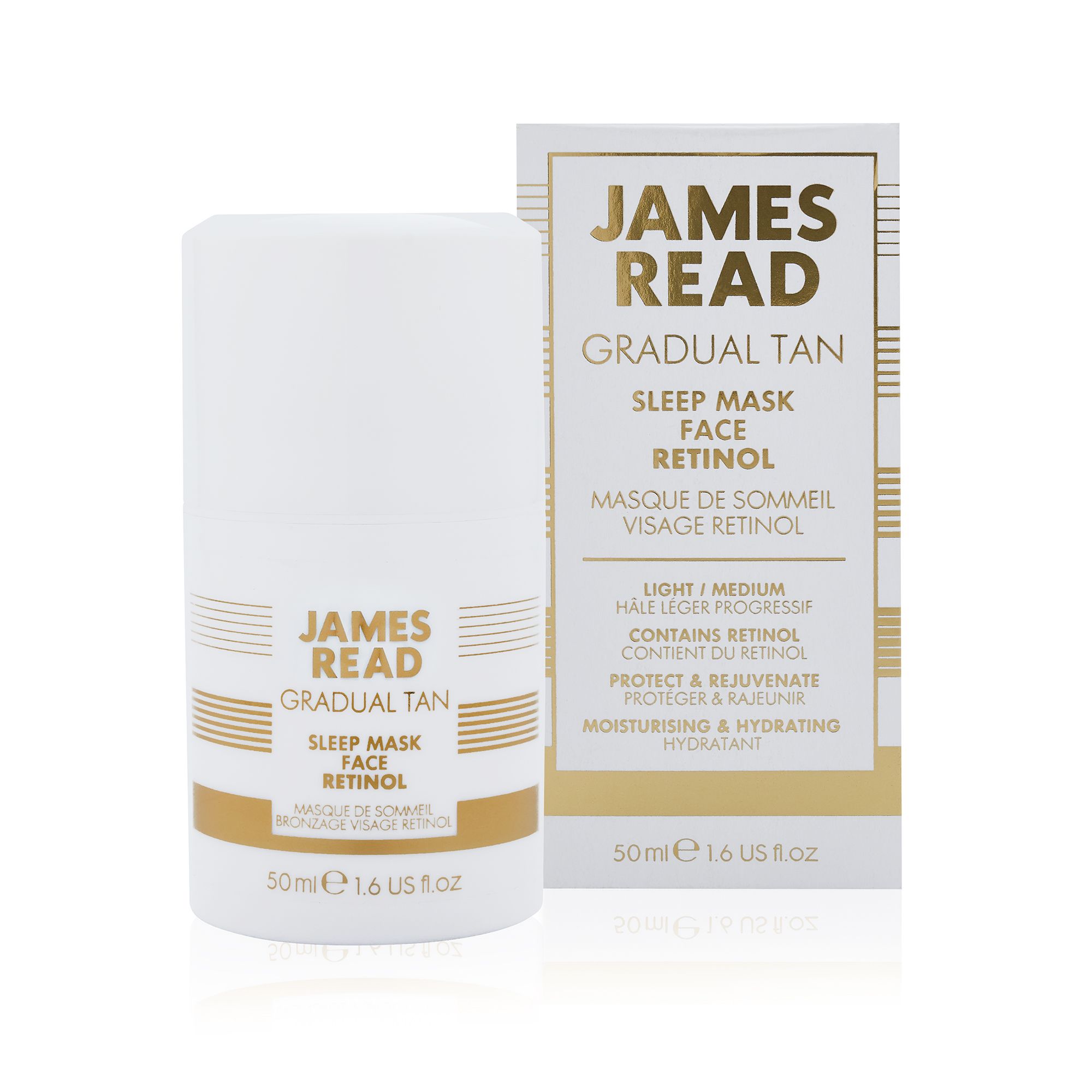 James Read Gradual Tan Sleep Mask Face Mit Retinol Ml Qvc De