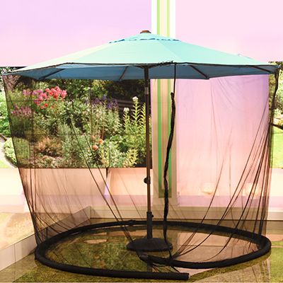 Fliegennetz für Sonnenschirme bis Ø 300cm H. ca.220cm schwarz - Page 1