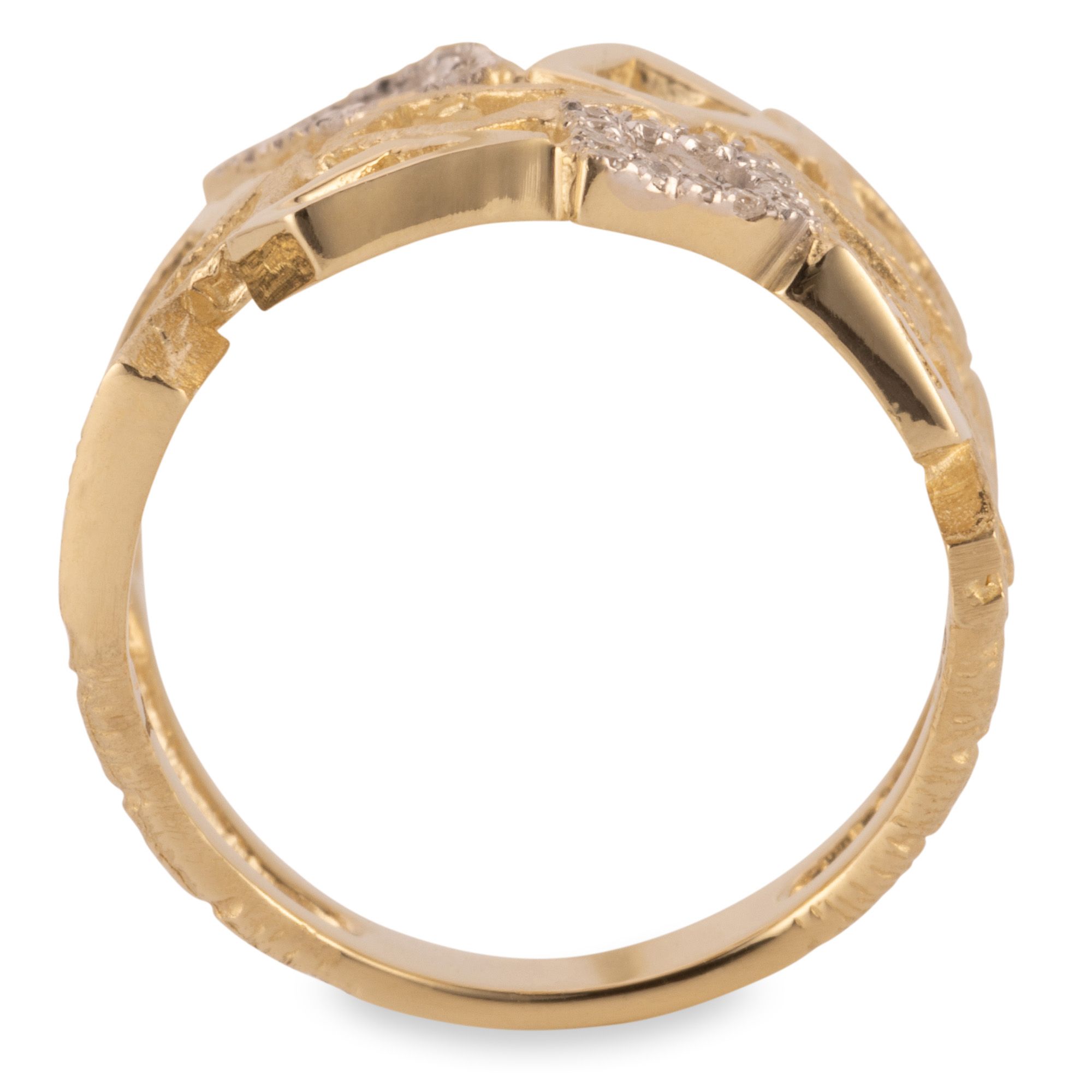 DIAMOUR Ring 28 Brillanten Zus Ca 0 14ct Gold 585 QVC De