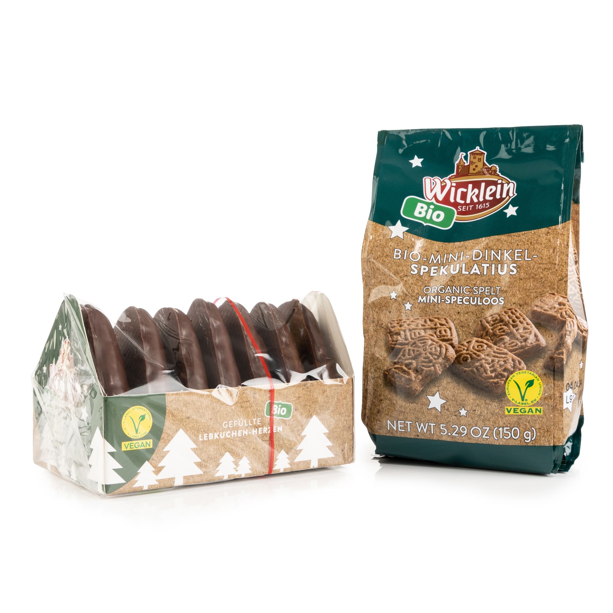 WICKLEIN Lebkuchen Vielfalt In Geschenkdose 6 Sorten Bio Vegan Inhalt