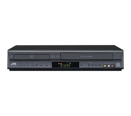 JVC HRXVC11B DVD and VHS Recorder Combo Player-Black - Page 1 — QVC.com