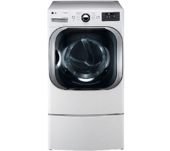 LG 9 Cubic Foot Mega-Capacity Electric SteamDryer - E285840