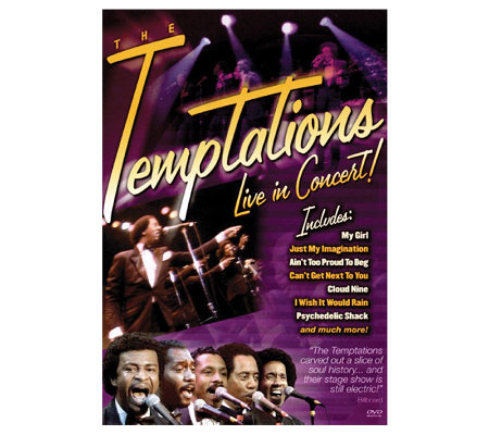 The Temptations: Live in Concert DVD — QVC.com