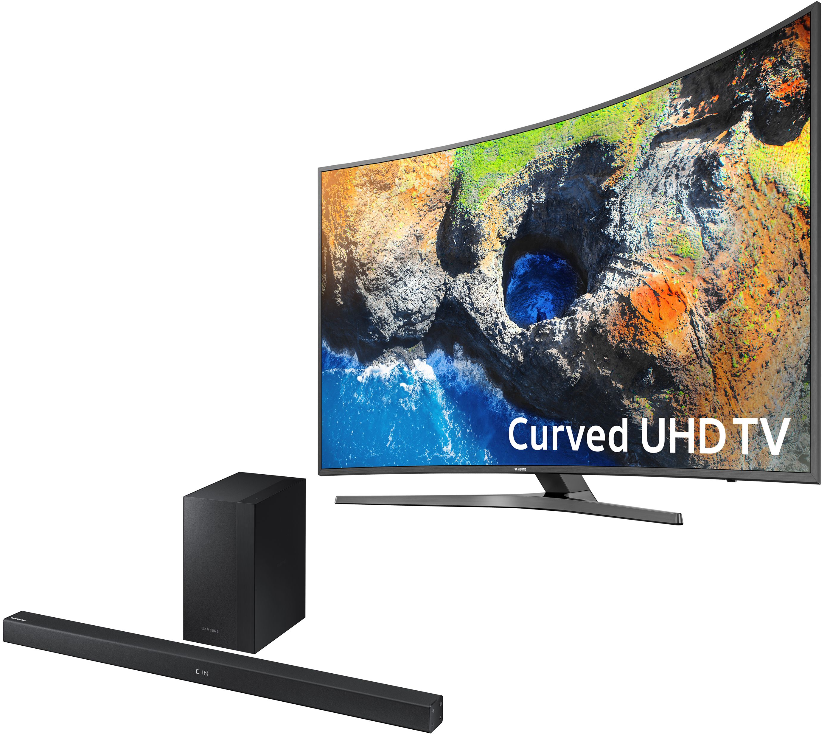 (QVC) Q2 Samsung 55"/65" Curved 4K Smart UHD TV with Samsung Sound